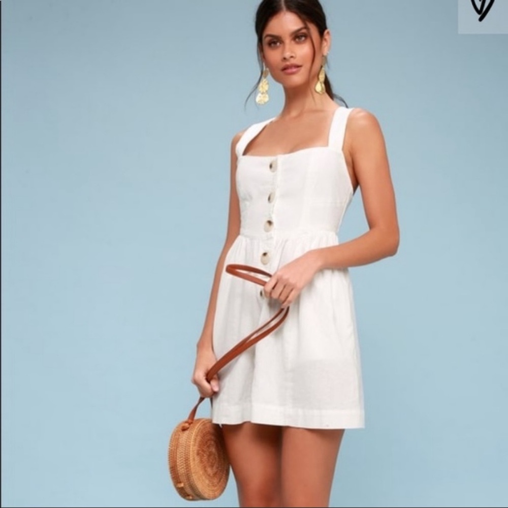 FREE PEOPLE Carolina Linen Sundress
